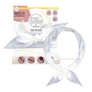 Invisibobble Bandeau Cheveux Gris Spandana - Bandeau Cheveux Femme et Homme Édition Limitée Avec Elastique Spirale - Forte Tenue, Doux pour les Cheveux (Galaxy Beauty Shop, neuf)