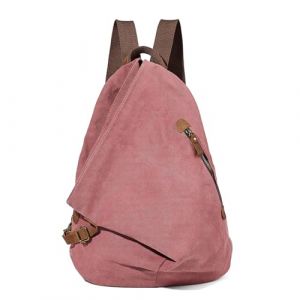 Sac à dos vintage en toile - Grand sac à dos décontracté de voyage pour homme et femme (Rust Red) (YX-Fashion-EU, neuf)