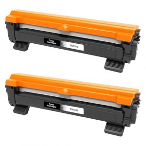 Veson Toner TN1050 compatible avec Brother TN-1050 TN1050 pour Brother MFC-1910W DCP-1612W DCP-1610W DCP-1510 MFC-1810 HL-1110 HL-1210W DCP-1512 HL-1212W HL-1112 (2 noirs) (Evelyy, neuf)