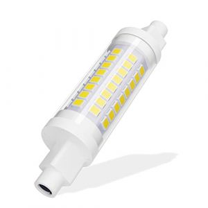 R7S LED 78mm, 7W R7S LED Ampoule 700LM AC 220-240V Pas de scintillement Non-dimmable, &Eacute;quivalent pour les lampes halog&egrave;nes 70W J78 R7S (Color : Cool White 6000K, Size : 7W 78mm 1pcs) (BVCL, neuf)