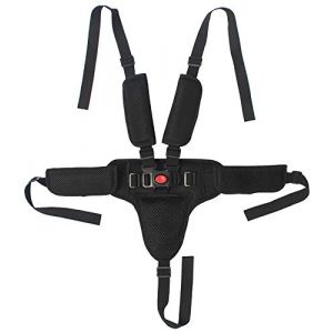 Sangle de s&eacute;curit&eacute; pour b&eacute;b&eacute; Ceinture de si&egrave;ge pour enfant r&eacute;glable &agrave; 5 points avec des protections pour la boucle Verrouillage du harnais pour b&eacute;b&eacute; pour si&egrave;ge d'auto (LIUNIAN TRADING, neuf)