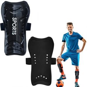 FairyPeach Protege Tibia Football Enfant, Petit Protege Tibia Foot, Shin Pads, Guards Soccer Kids, Mini Protege Tibia Foot, Protege Tibia Foot sans Poche, Prot&egrave;ge-Tibias &Eacute;pais (Noir) (XIANT, neuf)