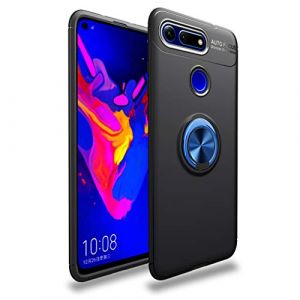 MHHQ Huawei Honor View 20 Coque, Ultra Mince TPU L&eacute;ger et Souple Protection Antichoc Boucle Magn&eacute;tique Stealth Compatible avec Support de Voiture pour Huawei Honor View 20 -Noir Plus Bleu (mhhq, neuf)