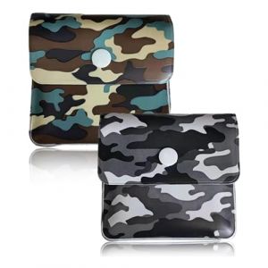 2 Pi&egrave;ces Cendrier de Poche,Portable Pocket Cendriers, Compact Mini Cendrier Portable, R&eacute;utilisables Pochette Cendrier pour Fumeur, Voyage, Plein Air, Bureau (ZJZH, neuf)