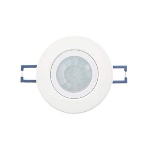Huber Motion 22 Détecteur de mouvement PIR 360° pour l'intérieur I Détecteur de mouvement encastré avec lentille plate – Convient pour LED, capteur de mouvement, convient pour douille GU10 (Service@huber-electro, neuf)