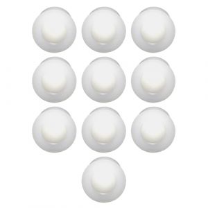 SagaSave Lot de 10 mini billes de transfert en nylon &agrave; 360&deg; pour transmission, meubles, fauteuil roulant, machine (Spark EU, neuf)