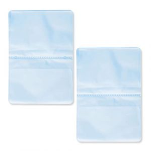 Jagowa Lot de 2 pochettes transparentes en plastique pour prot&eacute;ger les cartes de cr&eacute;dit (10 pages avec 10 et 20 emplacements) (pengjingmei, neuf)