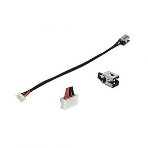 KinPower DC Jack Connecteur Alimentation Compatible avec Toshiba Satellite C870 C870D C875 C875D Ligne：14.9cm (DIY Micro, neuf)
