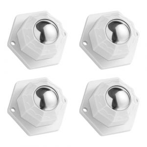 4 Pièces Petite Roulettes pour Meubles, Petite Roulettes pour Meubles Charge 200kg, Roulettes à Billes pour Meubles, Roulettes Silencieuses pour Meubles Ustensiles de Cuisine Boîtes de Rangement (Thuranda OÜ, neuf)