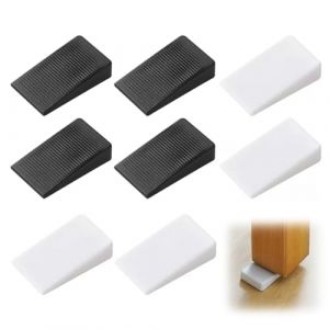 TSUOUKL Lot de 8 butoirs de porte en caoutchouc antid&eacute;rapant pour tous les types de sols - Pour sols durs, salle de bain, porte de balcon, chambre d'enfant (TSUOUKL, neuf)