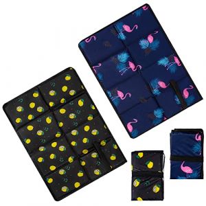 Tapis Si&egrave;ge Ext&eacute;rieur, Lot de 2 Portable Coussin d'assise Pliant Camping, &Eacute;tanche Coussinets Tapis, Coussin d'isolation Thermique pour Voyage, Randonn&eacute;e, Pique Niques, Stade, Jardin, Chasse (Aurosa, neuf)