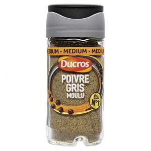 Lot de 3 unités *** DUCROS Poivre gris moulu medium 36g (J&S France, neuf)