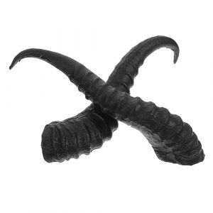 minkissy Cornes De Mouton Artificielles Plastique Cornes De Déguisement Pour Fête Halloween Accessoires -tête (Prettbeauty, neuf)