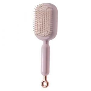 qixeuoa Peigne Massant Pour Cuir Chevelu - Syst&egrave;me R&eacute;tractable Avec Coussin D'Air Nettoyage Facile,Brosse D&eacute;m&ecirc;lage Soin Massant Cuir Chevelu - Pour Femmes Hommes Cheveux Boucl&eacute;s Secs Mouill&eacute;s Ab&icirc;m&eacute;s (tongerqian, neuf)
