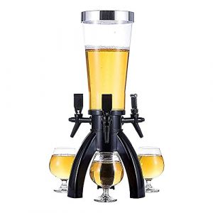 GAODINGD tireuse a Biere Pro,Girafe Biere Distributeur de Distributeur de bi&egrave;re 3L Distributeur de Boissons avec 3 robinets et Tube de Glace pour la f&ecirc;te KTV Restaurant Buffet Barbecue (Guangzhouxiyueshangmaoyouxiangongsi, neuf)
