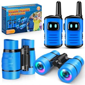 Dislocati Talkie Walkie et Jumelles Enfants, Jeux Exterieur Enfant 3-9 Ans Jouet Garcons Filles Cadeau Noel Anniversaire Garcon Fille Takie-walkie (BOCA WEB, neuf)