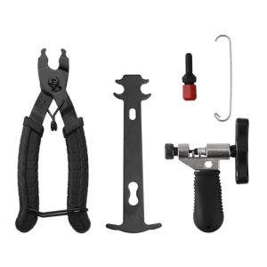Jesustree Kit d'outils de Cha&icirc;ne de V&eacute;lo, Lien De V&eacute;lo Pince, Outil D&eacute;rive Cha&icirc;ne, Chain Checker Wear Indicator Tool Opener Closer Remover de R&eacute;paration Universel pour 7 8 9 10 11 12 Vitesses (AMPHOLY VORTEXA S.R.L., neuf)