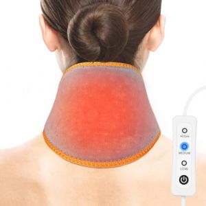 Comfheat Coussin chauffant pour la nuque, chauffe-cou USB pour les douleurs cervicales, soulagement des douleurs cervicales, thérapie thermique, coussin chauffant portable pour plaies, raideur, (Comfheat, neuf)