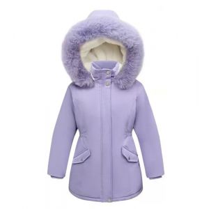 Nemopter Manteau de fille Veste Fille Enfant Mignon Manteau Polaire Blouson Longue Chaud Hiver (Nemopter, neuf)