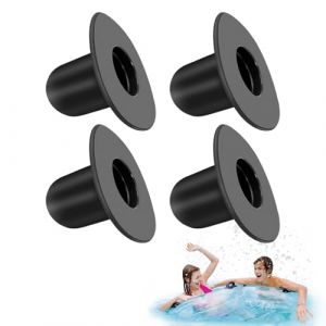 4 Pièces Bouchon Piscine,Bouchon de Piscine,Bouchon Piscine,Bouchon de Trou Crépine Pompe Filtre,Piscine Hors Sol Caoutchouc Hors Vidange Accessoire pour Compatible avec Intex et Bestway Spa Piscines (xiaosuiqiangDE, neuf)