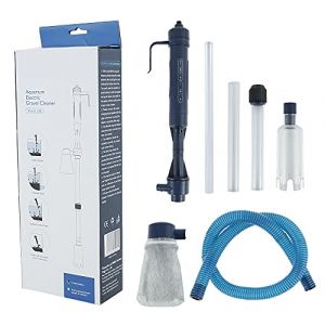 JTWEB Nettoyage Aquarium Electrique,Aquarium Changer l'eau avec Filtre,Aspirateur Aquarium Electrique avec Siphon Aspirateur de Gravier Aquarium pour Aquarium Moyen et Grand Gravier Changer l'eau (KINMUux, neuf)
