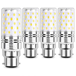 SAUGLAE LED Ampoule &agrave; Ma&iuml;s 12W, 100W &Eacute;quivalent Ampoules &agrave; Incandescence, B22 Casquette Ba&iuml;onnette, 3000K Blanc Chaud, 1450LM, Pack of 4 (Sagel, neuf)
