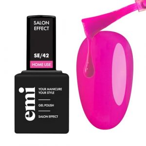 EMI Salon Effect Dazzling Magenta gel polish sans HEMA couleur longue durée usage domestique lampe UV/LED/CCFL 9 ml (EMI Beauty, neuf)