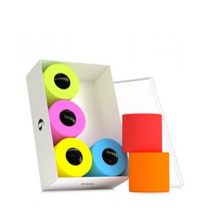 Lot de 6 rouleaux de papier toilette color&eacute; 3 plis Multicolore (Gourmedi, neuf)