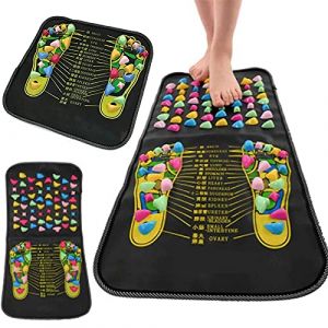 Syfinee Coussin de massage des pieds pav&eacute;s d'acupuncture - Tapis de r&eacute;flexologie - Massage physique acupoint - Soulagement de la douleur - Soins de sant&eacute; (TWQQUK, neuf)