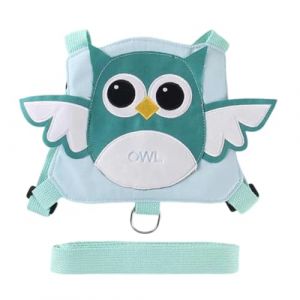 Harnais de S&eacute;curit&eacute; Enfant, Harnais Enfant avec des Verrous de S&eacute;curit&eacute; Pour les Enfants, Harnais Bebe Pour les Gar&ccedil;ons, Mignon Hibou Sac &agrave; dos Bambin avec Laisse de S&eacute;curit&eacute; (TQP CADEAU SARL, neuf)