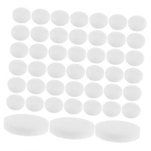 PACKOVE 100 Pi&egrave;ces &Eacute;ponge Coussin&eacute;e Pour Visage Recharge &Eacute;ponge Vrac Lot De Maquillage Rondes Utilisation Polyvalente Avec Fond De Teint Et Cr&egrave;mes Remplacement Rapide Pour Routine (Spring TU, neuf)