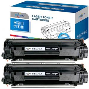 ECSC Compatible Toner Cartouche Remplacement Pour HP LaserJet Pro M1536dnf P1566 P1606dn Canon MF-4410 4430 4450 4550d 4570dn i-SENSYS MF-4730 4750 4780w Fax-L150 L170 L410 CE278A CRG728 (Noir,2-Pack) (AG.Pointcom, neuf)