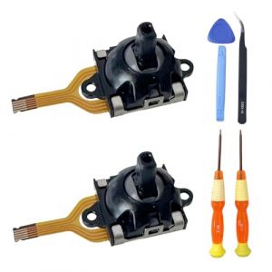 Hzxkqmil 2 pièces Joystick de Remplacement Bâtons Analogiques Module Bâtons de Pouce Accessoires pour ROG Ally Console, pour GPD Win 3 Handheld Game Console, pour Pico VR Controllers (XKQwalmon, neuf)