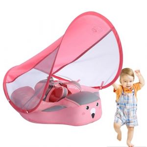 Bouee Bebe, Bouee Bebe Piscine Bouée De Piscine pour Bébé Bouee Bebe Parasol UPF 50+ - avec Toit Pare-Soleil Amovible Anneau De Natation Bouée Bébé Piscine pour Enfant De 6 À 36 Mois (yuche, neuf)