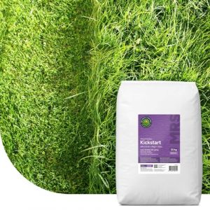Kickstart : engrais pour gazon printemps et &eacute;t&eacute; - 20 kg : 500 m&sup2; - pelouse verte - NPK + micronutriments - fertilisant granul&eacute; (MRS Seeds & Mixtures, neuf)
