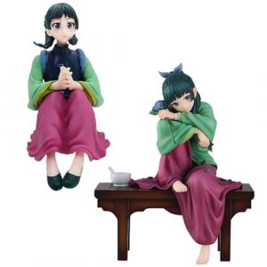 DEXSHUN Maomao Lot de 2 figurines d'anime Statue de Manga Personnage Maomao Mod&egrave;le PVC Statue Objets de collection D&eacute;coration de bureau Ornements Cadeau (xioxiaod, neuf)