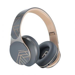 PowerLocus Edge Casque Bluetooth sans Fil, Casque sans Fil sur l'oreille, Hi-FI St&eacute;r&eacute;o, Micro SD/TF, &Eacute;couteurs avec Microphone Int&eacute;gr&eacute; et Pliables avec Etui pour iPhone/Samsung/TV/PC (Asphalte Gris) (Trep Store, neuf)