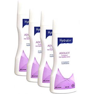 Hydralin Quotidien - Pour prendre soin de votre intimit&eacute; jour apr&egrave;s jour - Lot de 4 x 200ml (pharmacie de la gare, neuf)