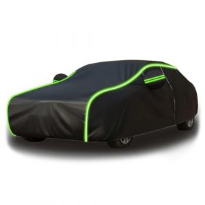 Bache Voiture Exterieur pour Jaguar XJR 1990-2024, Housse de Voiture Imperméable et Respirante, Protection Contre la Poussière et La Neige, Isolation Thermique et Protection Solaire (Taiyuanshiyashengxiangmaoyiyouxiangongsi, neuf)