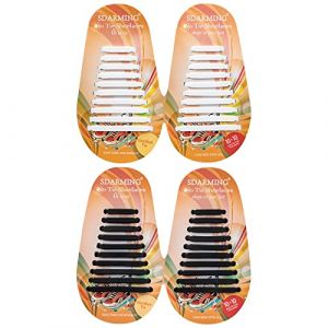 SDARMING No Tie Lacets de Chaussure pour Enfants et Adultes, Lacets Élastiques Sans Nœud en Silicone pour Chaussures de Sport, Lacets Sans Laçage Élastique Impérmeable, Noir et Blanc, taille unique (SDARMING, neuf)