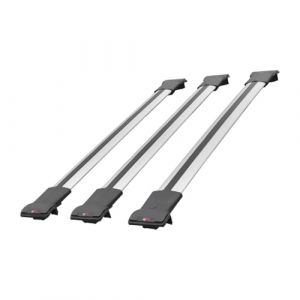 apline Compatible avec Mercedes Vito 2 (W639) Post-Facelift 2010-2014 Fly Model Barres de Toit Railing Porte-Bagages de Voiture Gris Aluminium 3 Barres (apline Europe, neuf)