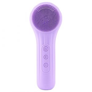 Brosse électrique pour le visage, nettoyant facial Lumiglow, nettoyant électrique pour le visage, brosse de nettoyage électrique pour le visage, nettoyant facial en silicone rechargeable étanche (kaitmain, neuf)
