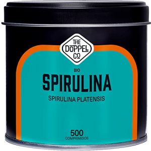 500 Comprimés de Spiruline Bio - Dose Maximale 3000mg Algue Spiruline Bio - Coupe-faim 100% Naturel - Détox - Protéine Vegan Écologique - Antioxydant - Augmente l'Énergie - Sans Plastique (Bio Unicorn Brands, neuf)