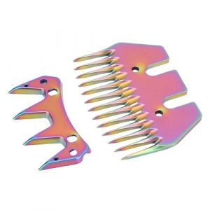 RASTKY Lames de Tondeuse &agrave; Mouton, Dents Droites en Acier &agrave; Haute Teneur en Carbone pour le Remplacement des Cisailles &agrave; Mouton, Lames de Cisaillement &agrave; Laine &eacute;lectriques Adapt&eacute;es aux et Alpagas, (Jirneic, neuf)