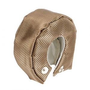 Roberee Titane Bouclier Thermique Turbo, Monocouche en Titane Bouclier Thermique Turbo Couverture de Bouclier Thermique pour T3 T25 T28 Gt25 Gt28 Gt30 Gt32 Gt35 Gt37 Ct26 (SMALLCO, neuf)