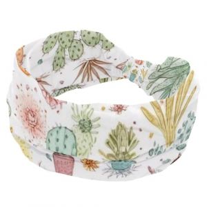 1 lot de bandeaux colorés Cactus-561 en tissu doux et antidérapant pour femmes – Doux, large et élégant pour toutes les occasions (GRBXVHD, neuf)