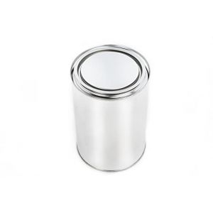 BenBow Boîte de conserve vide avec couvercle à pression 1x 1 l. Seau en fer-blanc boîte vide Bidons de peinture Boîte en métal Conteneur en métal pour peinture automobile, peinture, produits chimiques (BenBow | Hylat Baby, neuf)