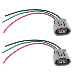 Be In Your Mind 2pcs Faisceau de Fils de Connecteur de Prise d'alternateur &agrave; 3 Broches 6189-0443 Compatible avec Toyota Compatible avec Lexus Connecteur d'alternateur Prise 3 Broches Pr&eacute;c&acirc;bl&eacute; (BE IN YOUR MIND, neuf)