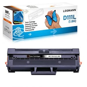 LOSMANN D111L Compatible Cartouche de Toner Remplacement pour Samsung MLT-D111S MLT-D111L pour Samsung Xpress SL M2026 M2070 M2020W M2020 M2022 M2022W M2026W M2070W M2070F M2070FW (1 Noir) (LOSMANN, neuf)