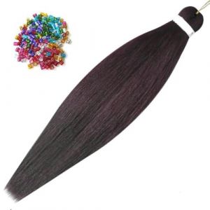 WBLSPA Extensions de Cheveux de tressage ombré Tresses synthétiques faciles pour Cheveux Violet Brun Rouge Afro Jumbo Tresse Cheveux 20 "/26"-99J-26 Pouces (guangzhouliyeshangmaoyouxiangongsi 85244, neuf)
